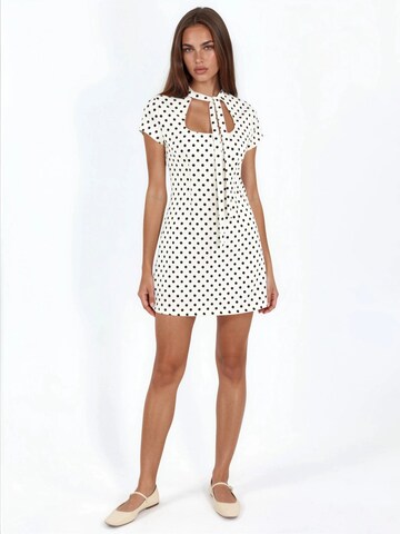 Hiccup - Vestido em bege: frente