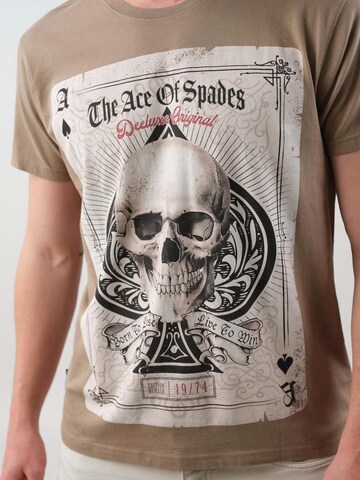 T-Shirt 'Ace' Deeluxe en gris
