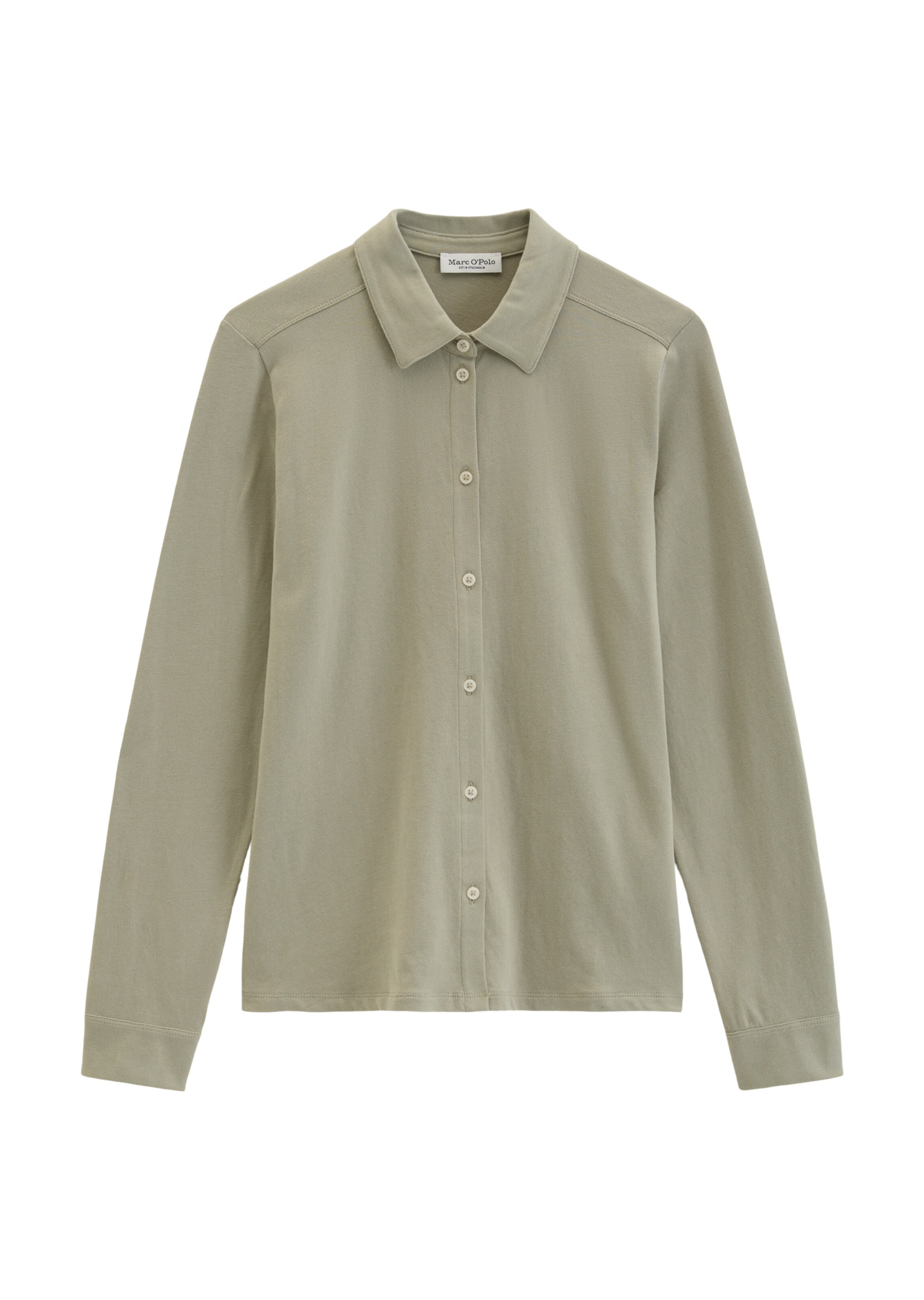 Marc O'Polo Blouse in Groen: voorkant