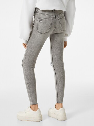 Bershka Skinny Farmer - szürke