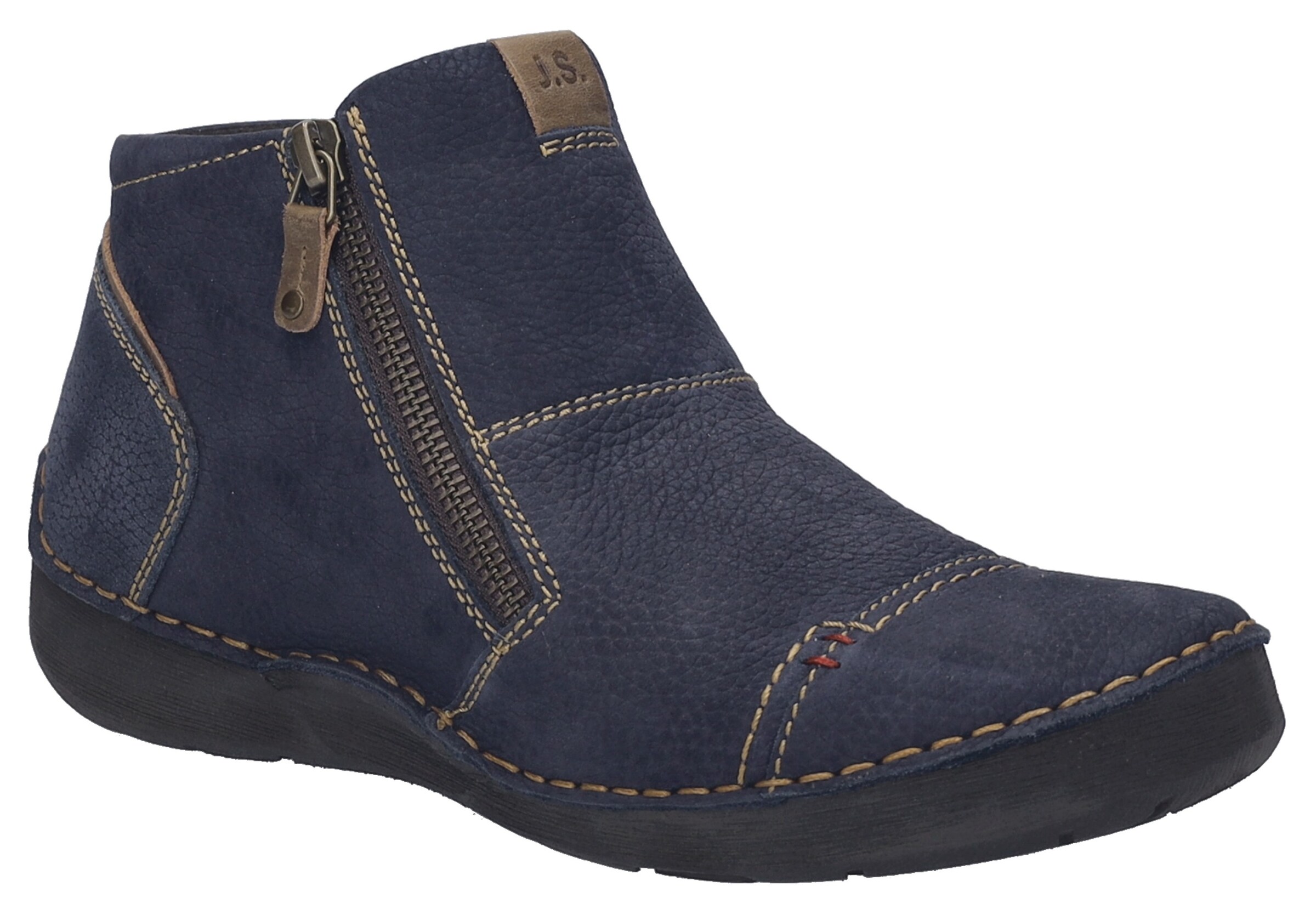 JOSEF SEIBEL Ankle Boots in Blue: front