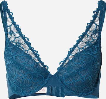 ESPRIT Triangle Bra in Blue: front