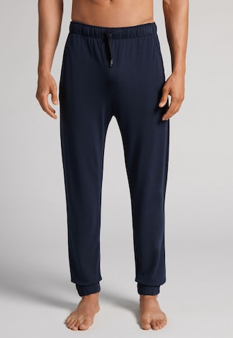 INTIMISSIMI Tapered Pajama Pants in Blue: front