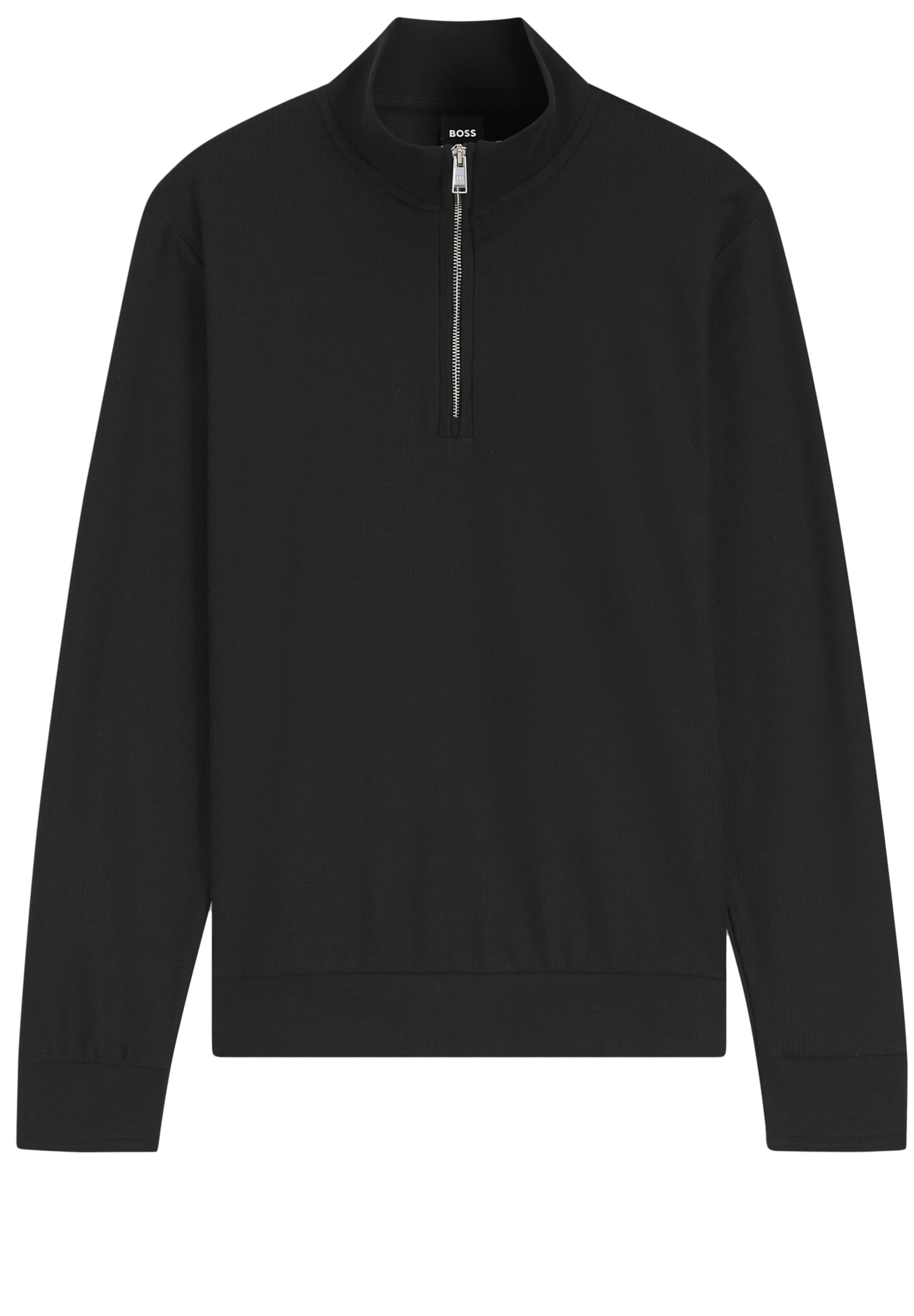 BOSS Sweatshirt 'H-Sidney' in Schwarz: Vorderseite