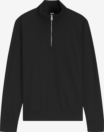 BOSS Sweatshirt 'H-Sidney' in Black: front