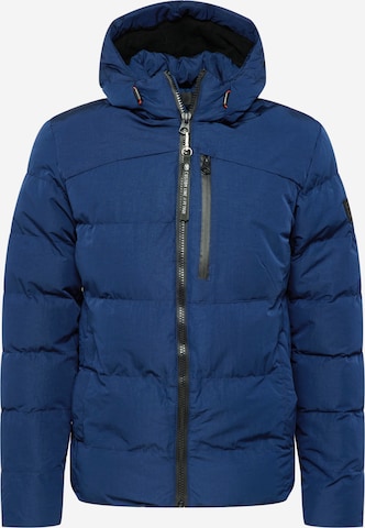 Petrol Industries Between-Season Jacket in Blue: front