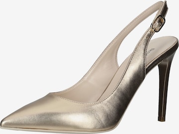 Nero Giardini Slingback Pumps in Bronze: front