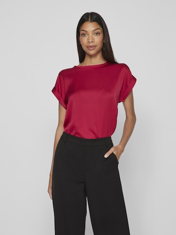 VILA Blouse in Rood: voorkant
