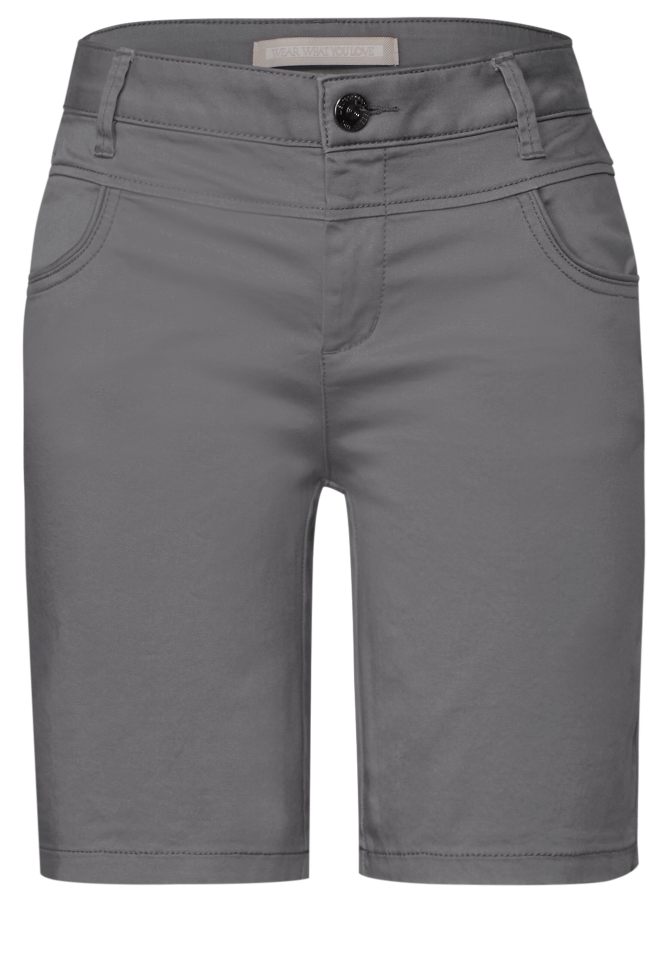 STREET ONE Regular Shorts in Grau: Vorderseite