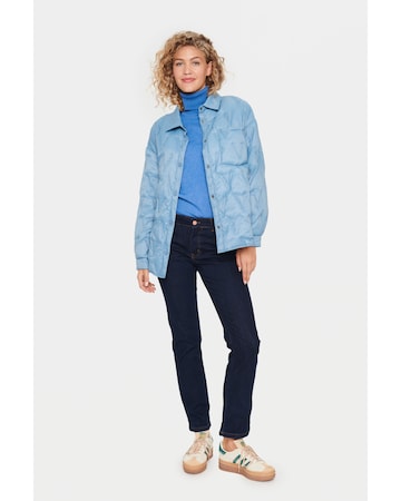 SAINT TROPEZ Between-Season Jacket 'Caddy' in Blue