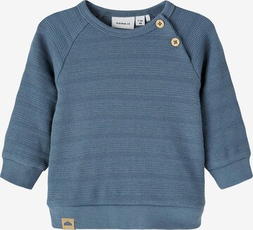 NAME IT Sweter 'LUPUS' w kolorze niebieski: przód