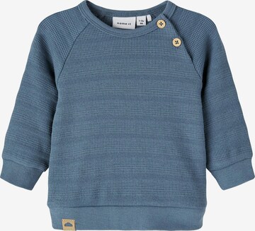 NAME IT Pullover 'LUPUS' i blå: forside