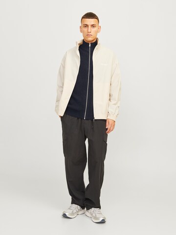 JACK & JONES Knit cardigan 'JJELewis' in Blue