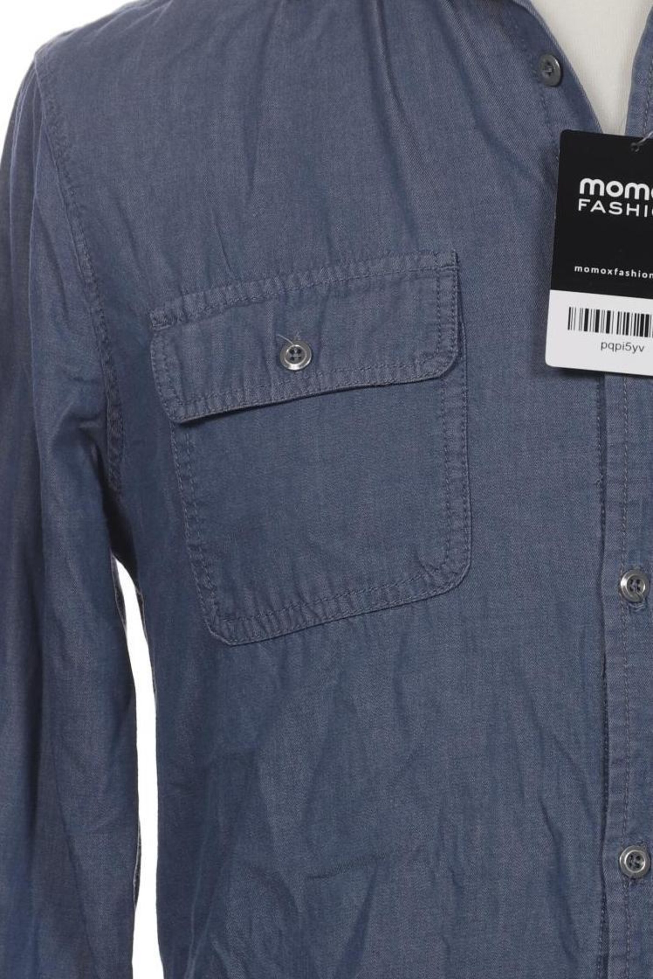 Reserved Button Up Shirt in M in Blue