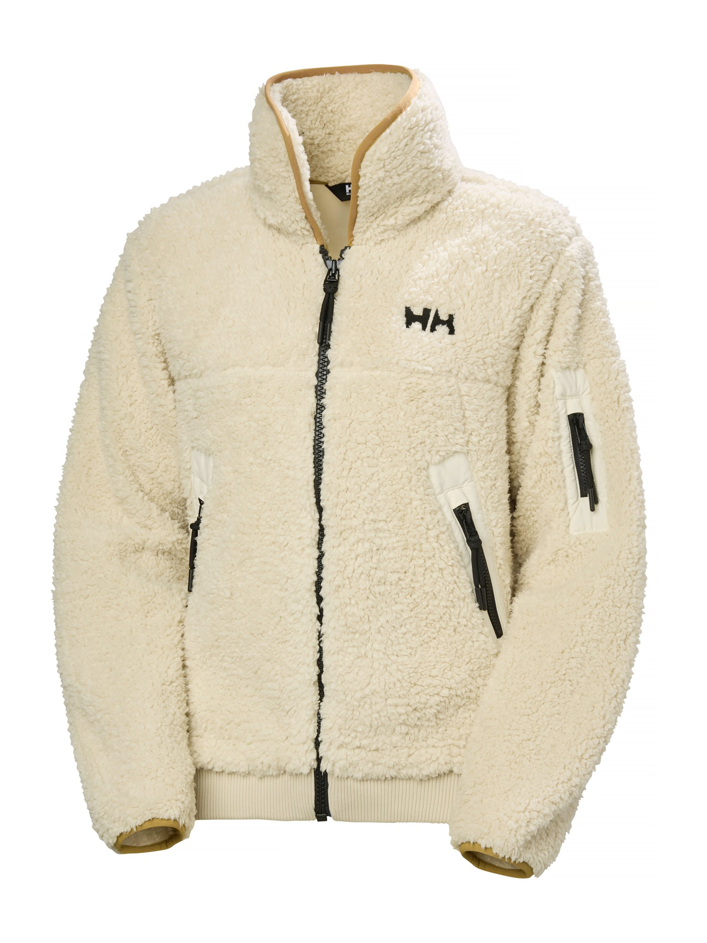 HELLY HANSEN Functionele fleece jas 'MOONLIT' in Beige: voorkant