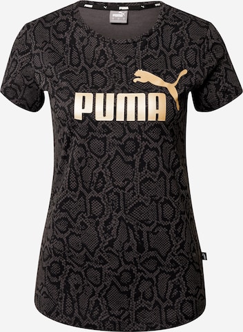 PUMA Functioneel shirt 'Essentials' in Grijs: voorkant