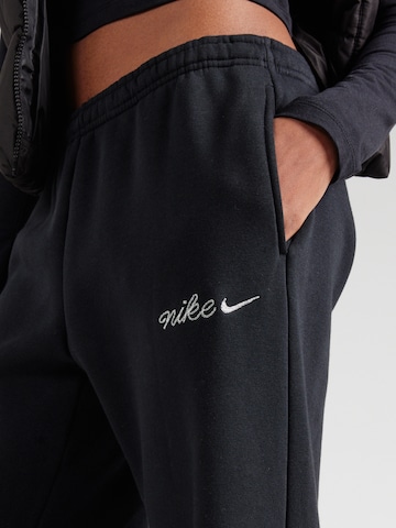 Wide leg Pantaloni 'PHNX FLC' di Nike Sportswear in nero