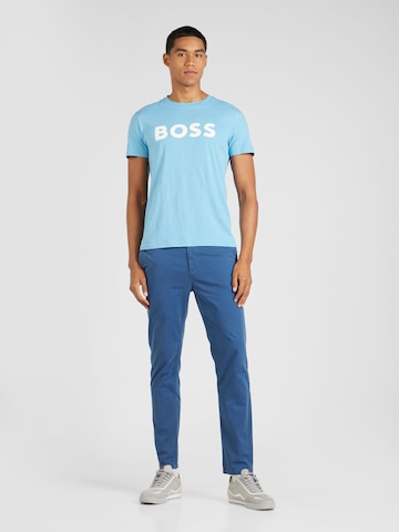 Maglietta 'Thinking 1' di BOSS Orange in blu