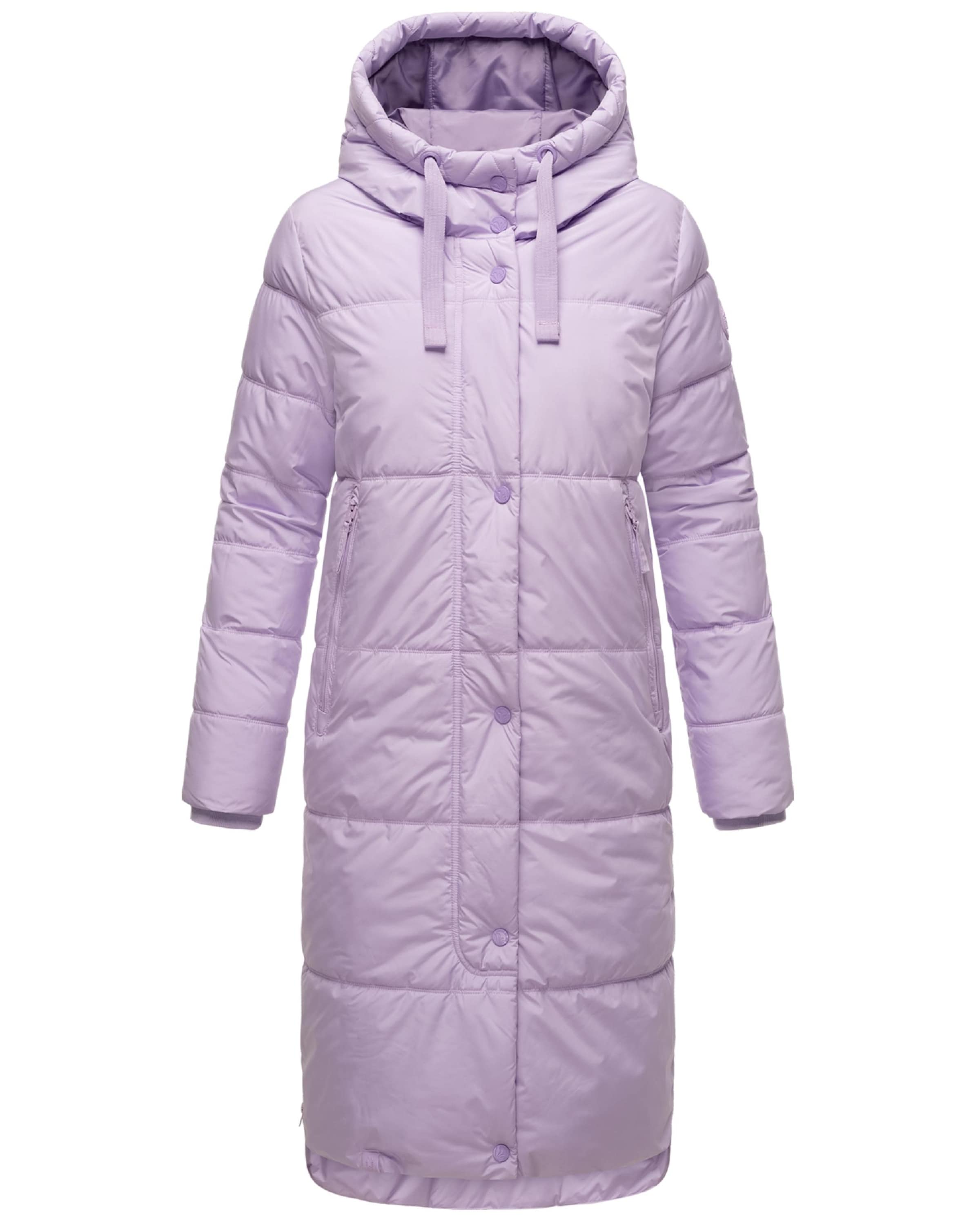 Cappotto invernale 'Soranaa' di MARIKOO in lilla: frontale