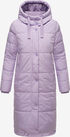 purpurinė MARIKOO Žieminis paltas 'Soranaa': priekis