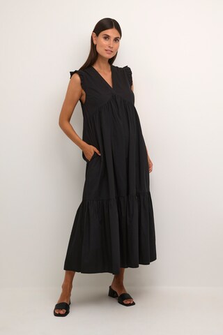 CULTURE Sommerkleid 'Olena' in Schwarz