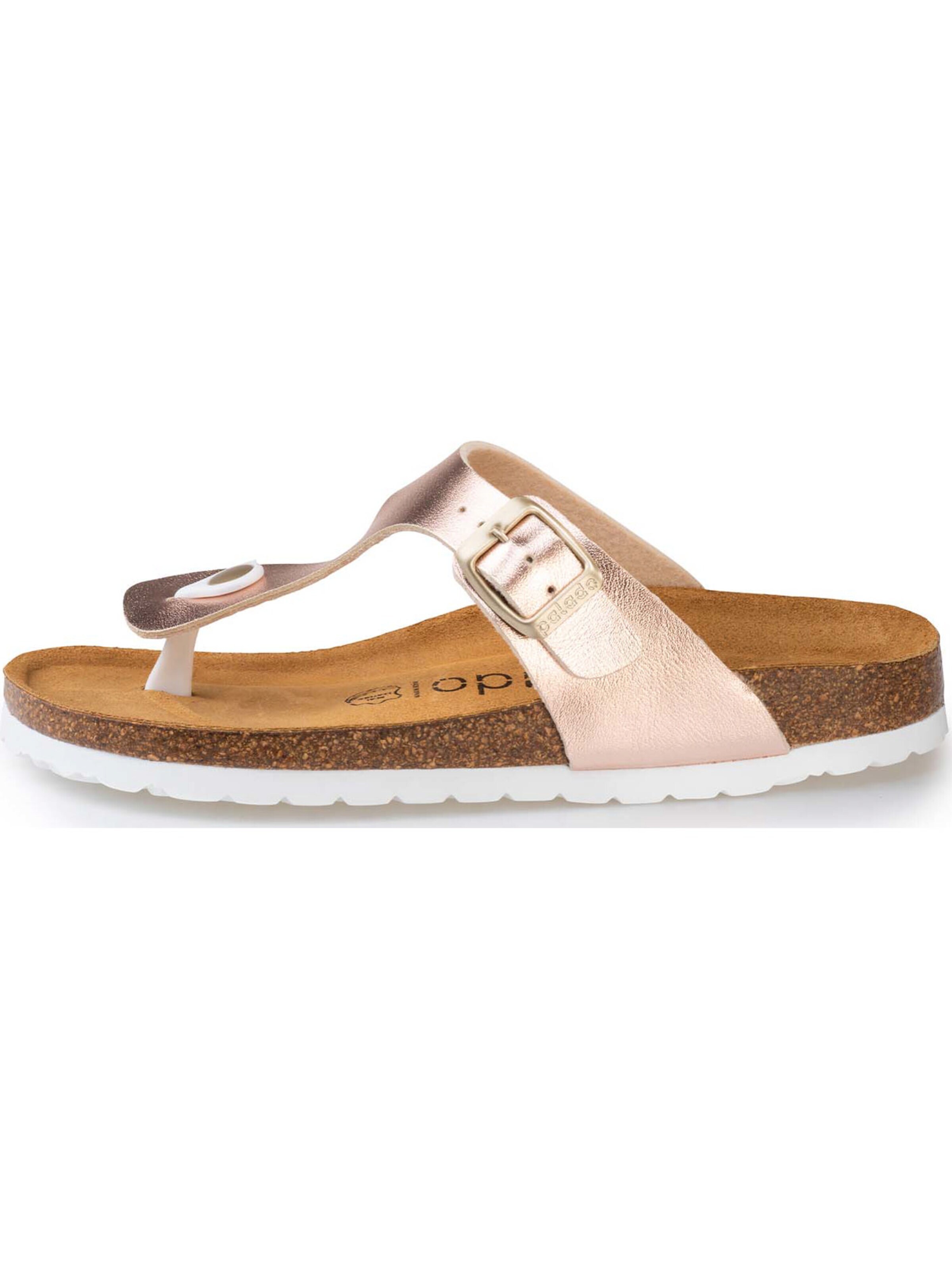 Palado Teenslipper 'Kos Metallic' in Roze