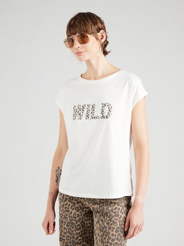 T-shirt 'Fanny' ABOUT YOU en blanc : devant