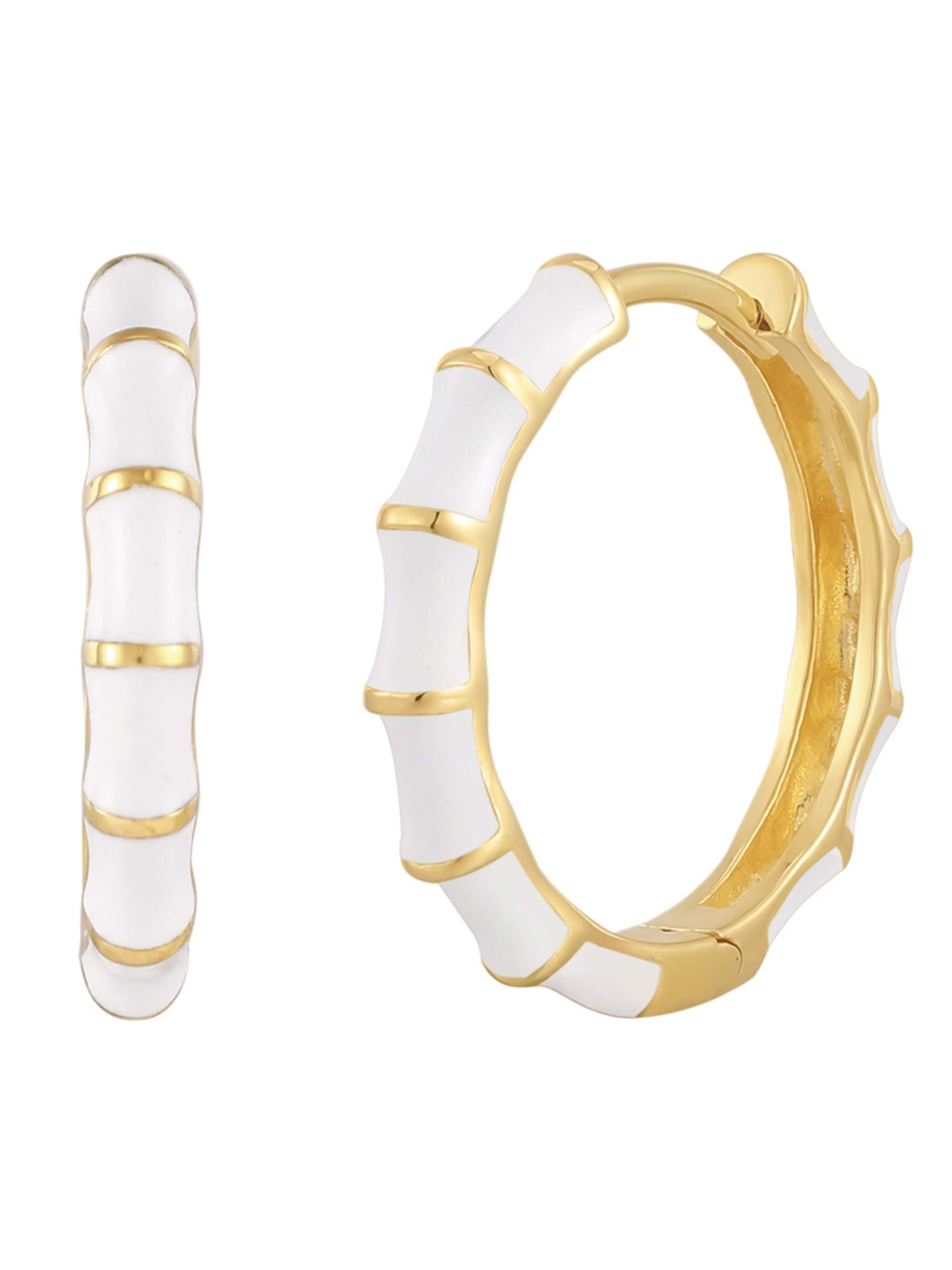 Boucles d'oreilles Glanzstücke München en or : devant