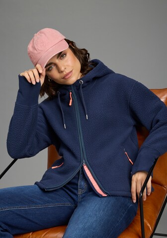 KangaROOS Fleece Jacket in Blue