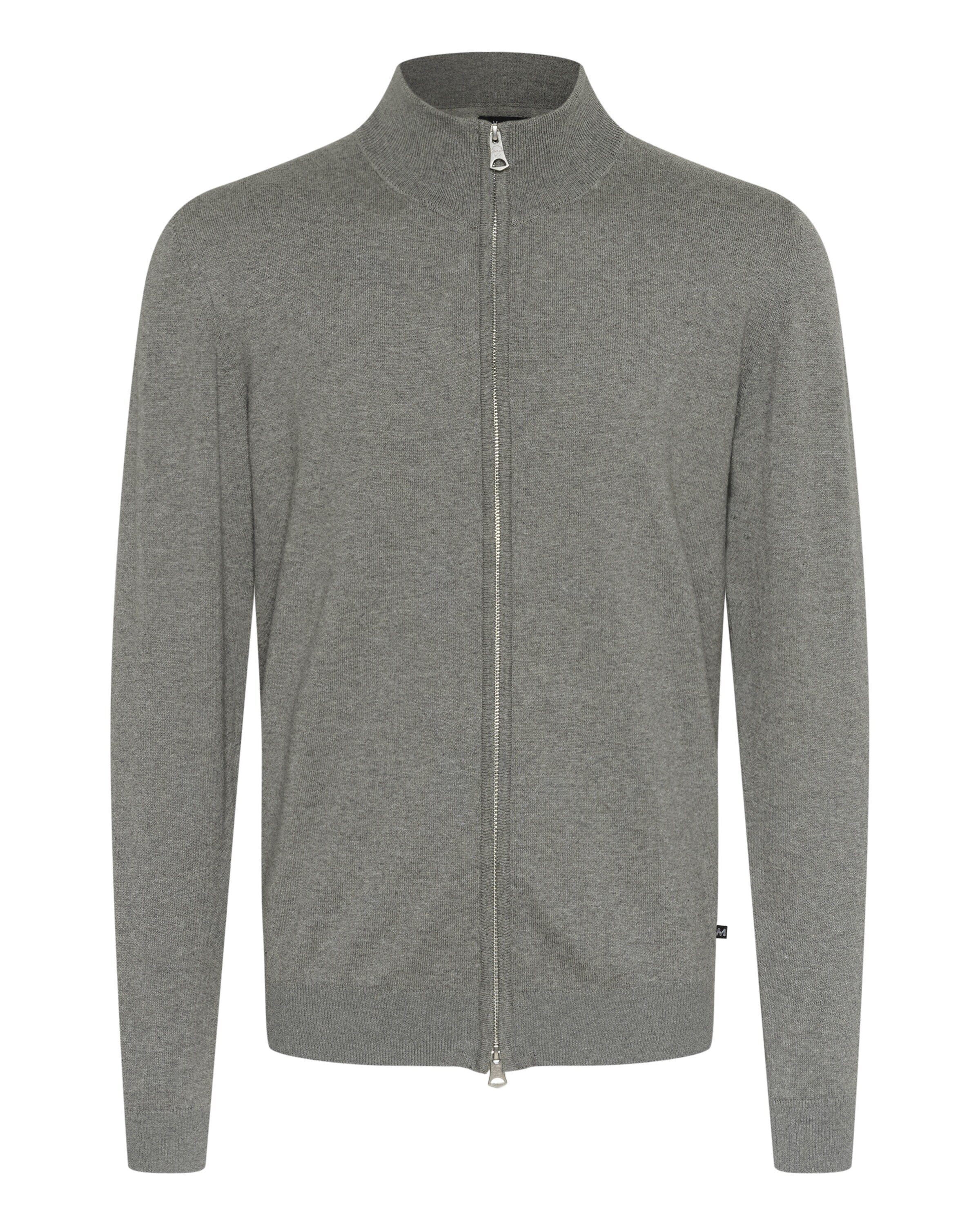 Matinique Strickjacke 'Cardo' in Grau: Vorderseite