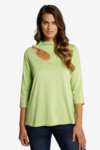 Ulla Popken Shirt in Groen: voorkant