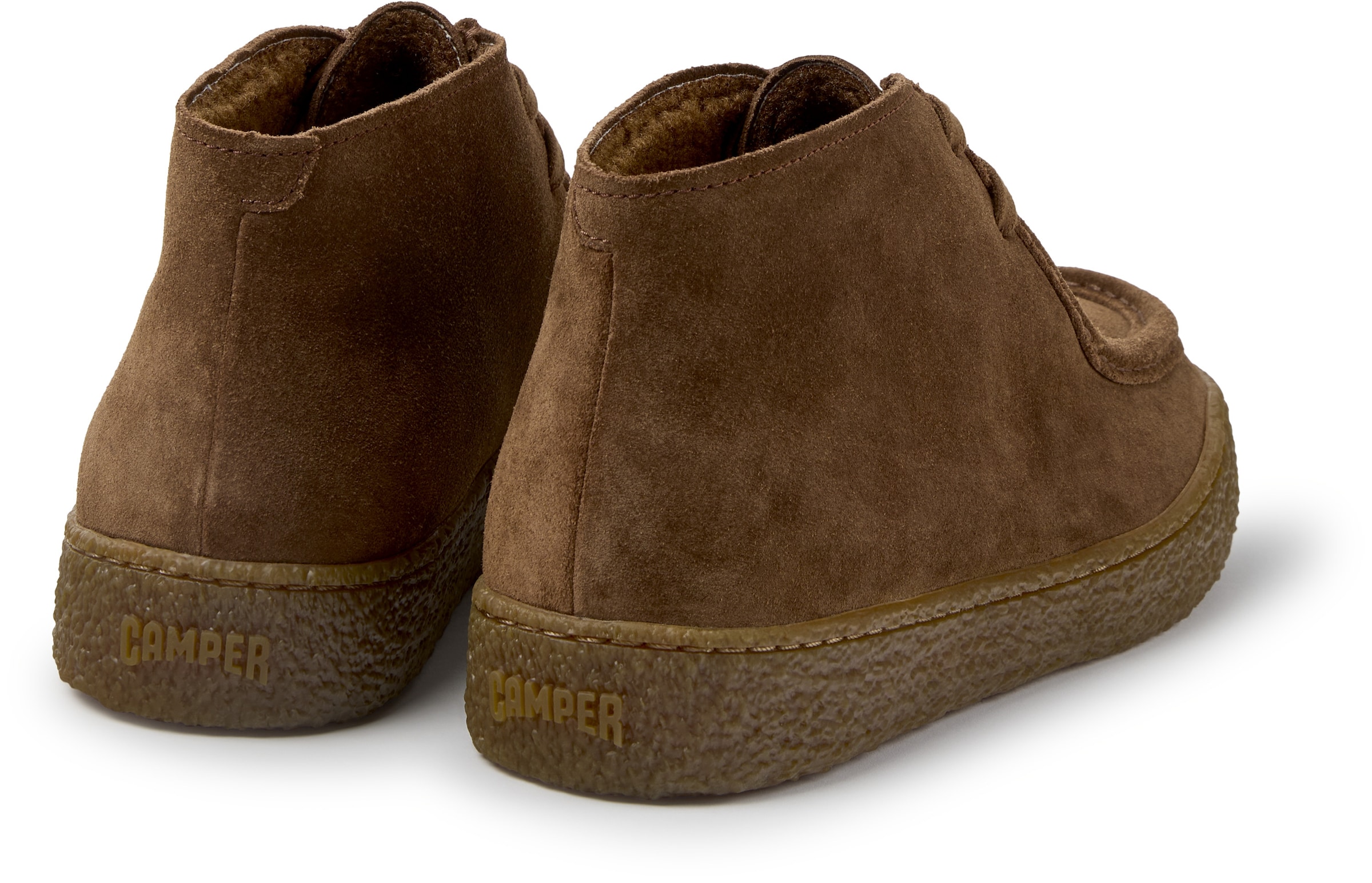 CAMPER - Botas chukka 'Peu Terreno' em castanho