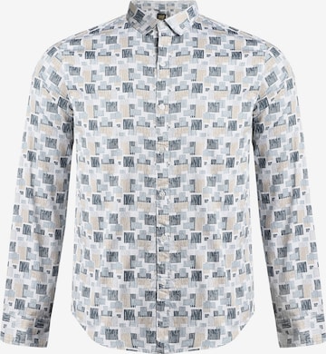 Campus Sutra Regular fit Button Up Shirt 'Sebastian' in Blue: front