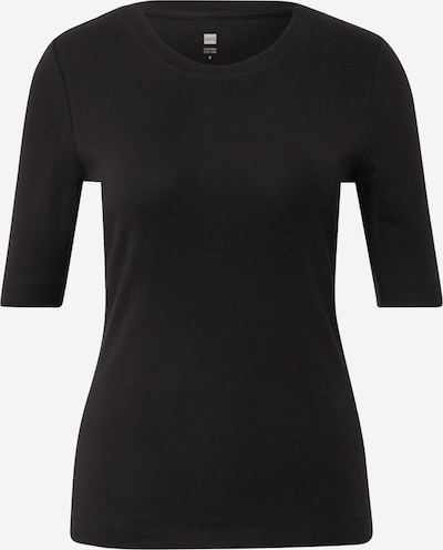 Tricou 'SUPIMA' OVS pe negru, Vizualizare produs