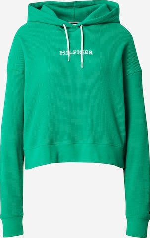 TOMMY HILFIGER - Sweatshirt em verde: frente