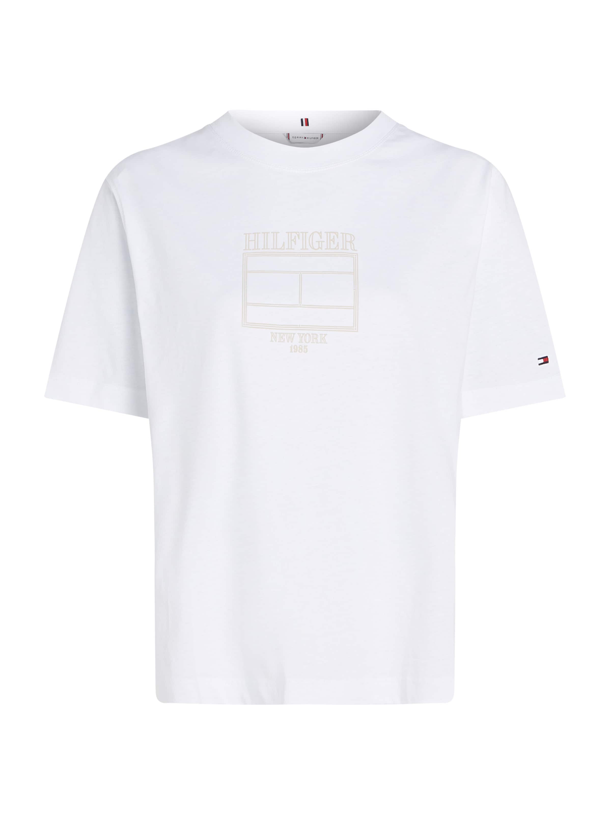 balts TOMMY HILFIGER T-Krekls: no priekšpuses