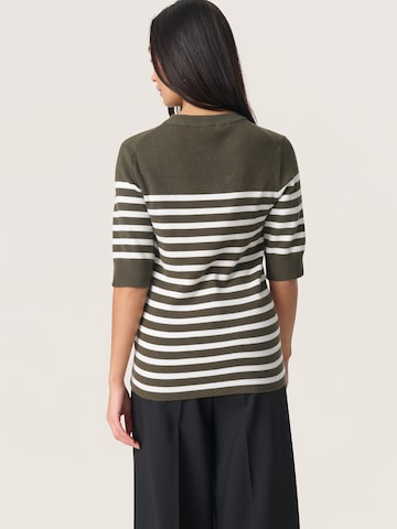 Pull-over 'SLSpina' SOAKED IN LUXURY en vert