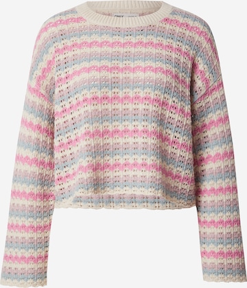 ONLY Tröja 'ONLASA' i beige: framsida