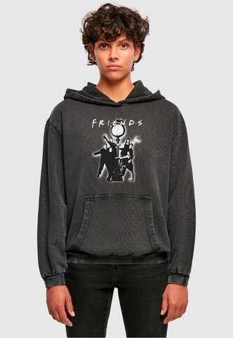 ABSOLUTE CULT Sweatshirt 'Friends - Clock Mono Photo' in Schwarz: predná strana