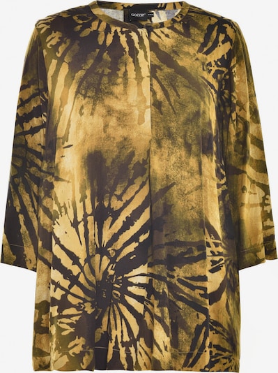 GOZZIP Bluse in dunkelbraun / gold, Produktansicht