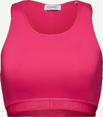 Bustier Soutien-gorge de sport ESPRIT en rose : devant