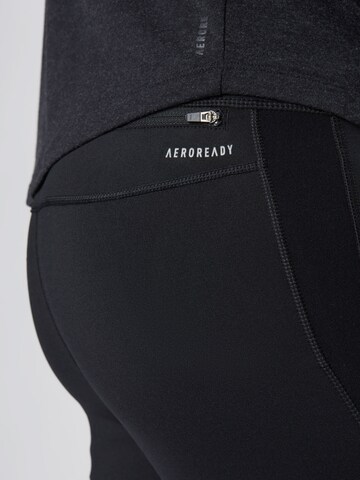 ADIDAS SPORTSWEAR Skinny Sporthose in Schwarz