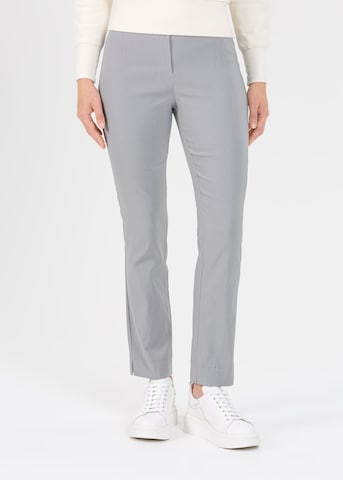 STEHMANN Regular Pants 'Ina' in Silver: front