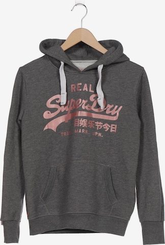 Superdry Kapuzenpullover L in Grau: predná strana