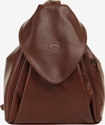 Sac à dos 'ANNA MARIA' piké en marron : devant