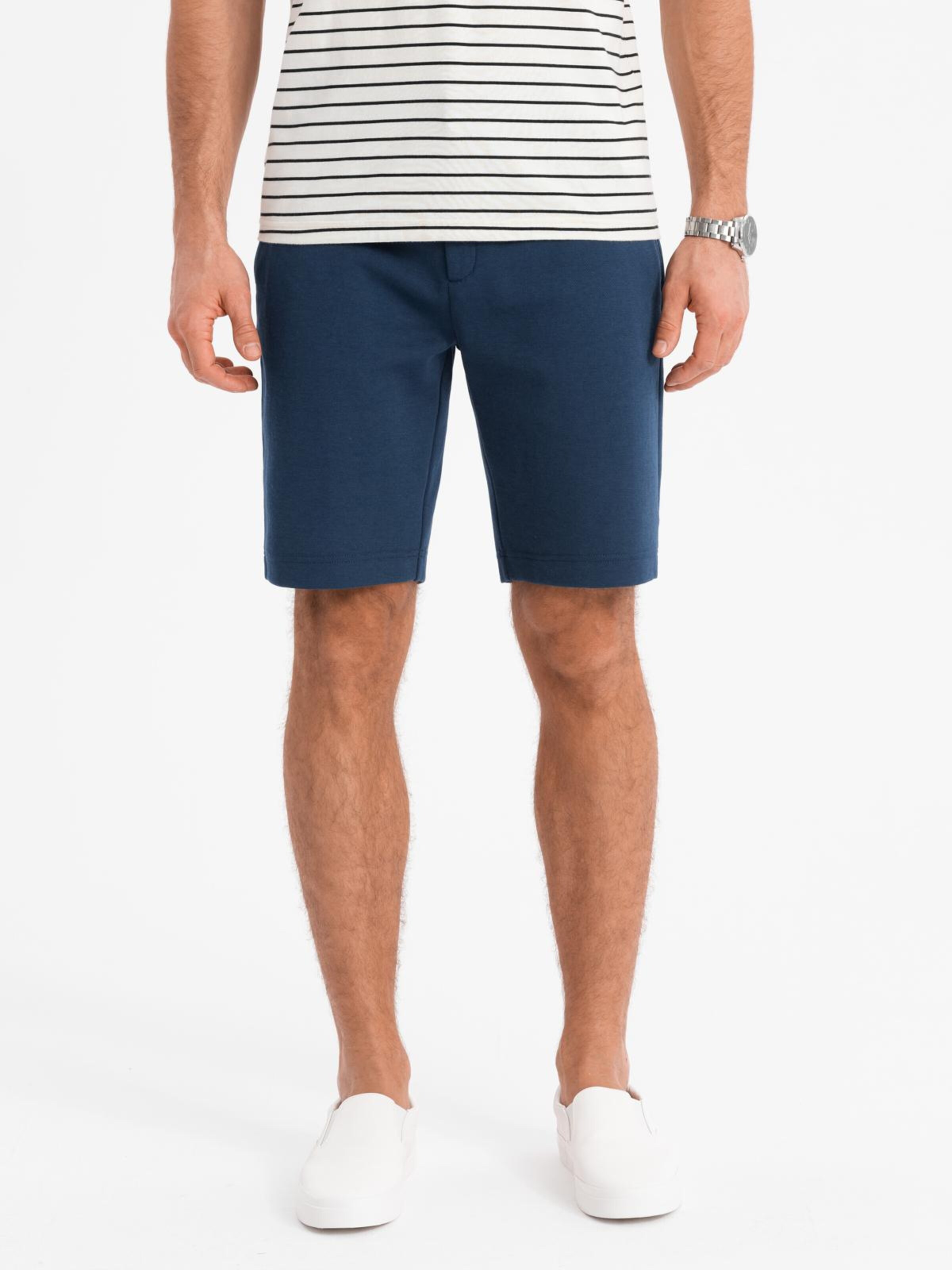 Ombre Regular Chino trousers in Blue: front