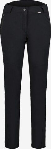 ICEPEAK Slimfit Outdoorhose 'Davisboro' in Schwarz: predná strana