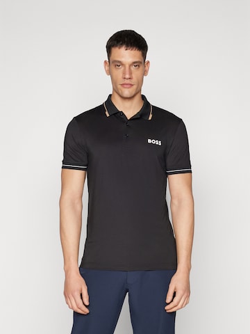 BOSS Funktionsshirt 'Paul Pro' in Schwarz: Vorderseite