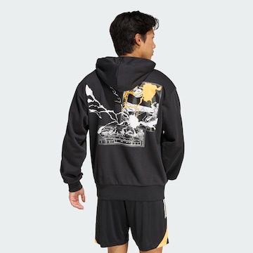 ADIDAS PERFORMANCE - Camiseta deportiva 'All Blacks x Marvel' en negro