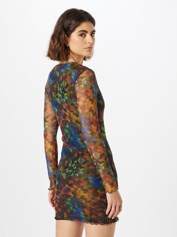 Robe 'TATTOO' NEON & NYLON en noir